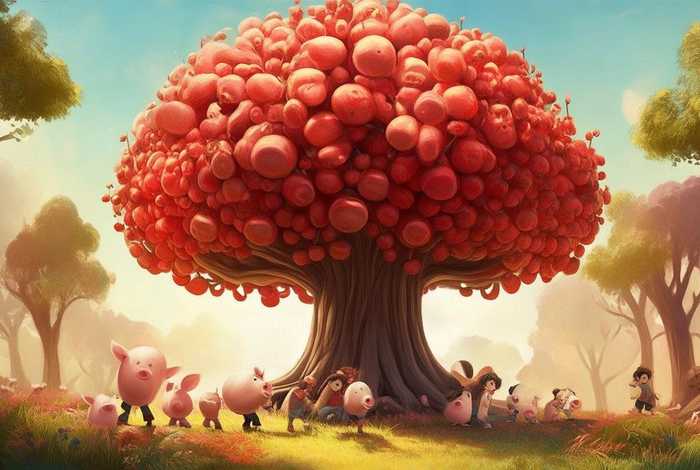 儿童故事猪肉树、幼儿故事猪