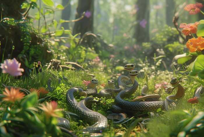 《蛇》故事儿童（蛇的幼儿故事大全）