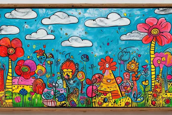 儿童蜡笔画作品、儿童蜡笔绘画作品