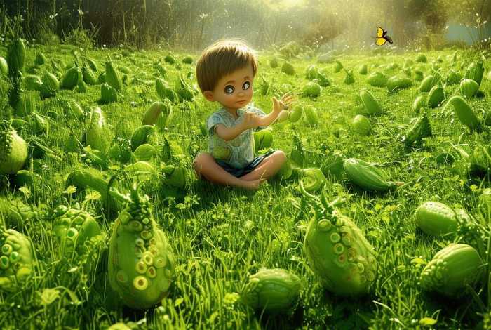 儿童故事豌豆荚的故事（豆荚里的豌豆的故事）