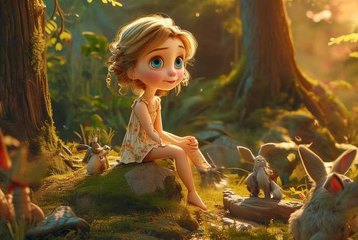 儿童故事姑娘 - 幼儿姑娘的故事