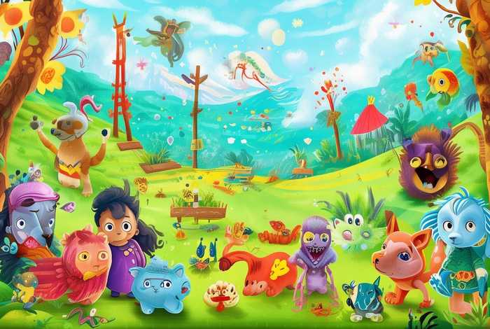 儿童故事及主要人物 - 儿童故事及故事中的主要人物