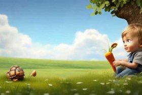 儿童守株待兔寓言故事 - 守株待兔秒懂少儿 秒懂少儿寓言故事