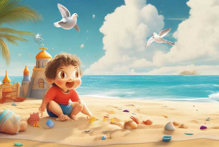 儿童故事沙滩上、幼儿绘本沙滩上的故事 儿童故事沙滩上、幼儿绘本沙滩上的故事