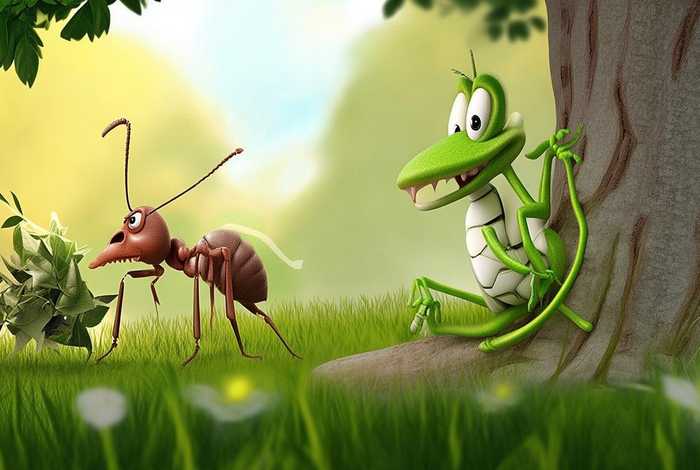 儿童故事蚂蚁和蚂蚱 蚂蚁和蚂蚱的故事原文