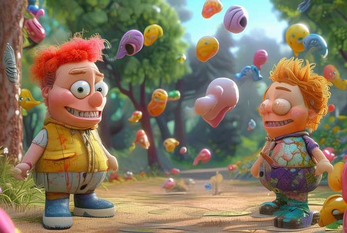 儿童故事放屁先生、放屁先生和放屁小姐的故事 儿童故事放屁先生、放屁先生和放屁小姐的故事