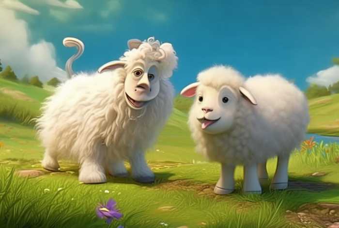 儿童故事《山羊和绵羊》 - 山羊和绵羊的故事视频