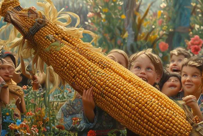 儿童故事玉米琴 - 玉米的小故事幼儿园