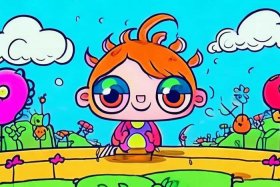 儿童动漫画图片大全大图简笔画、儿童动漫画图片大全大图简笔画可爱