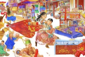 儿童年俗画大全（儿童年俗画大全图片）