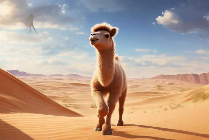 儿童故事小骆驼找妈妈、小骆驼问妈妈的故事