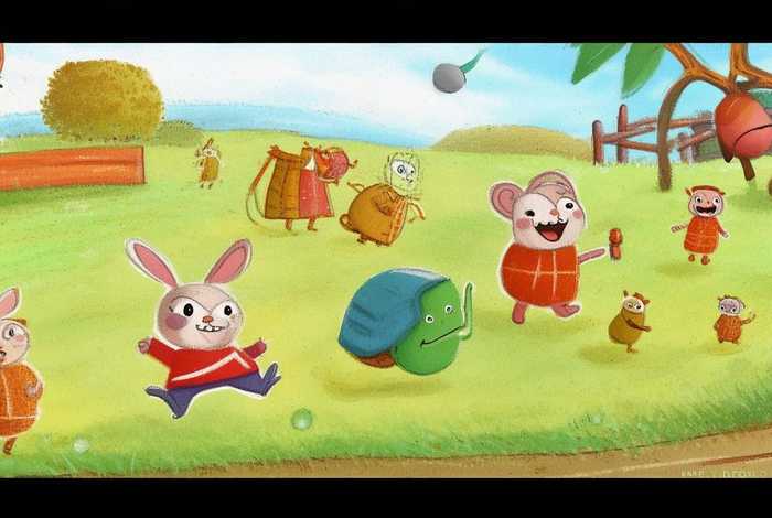 儿童故事运动会；幼儿故事动物运动会