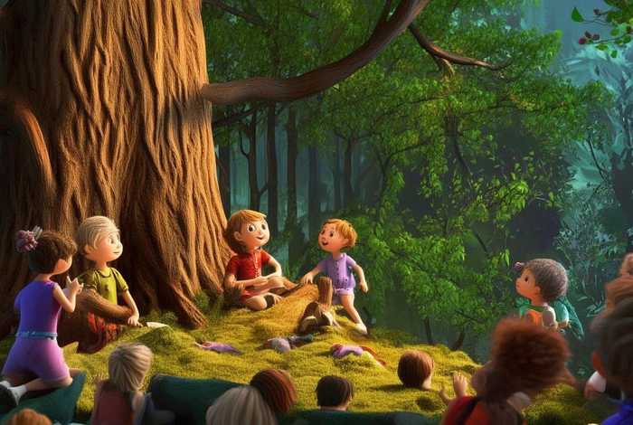 儿童森林里故事、幼儿园森林里的故事