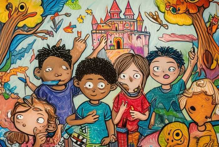 儿童画儿童故事插画（儿童故事插画简笔画）