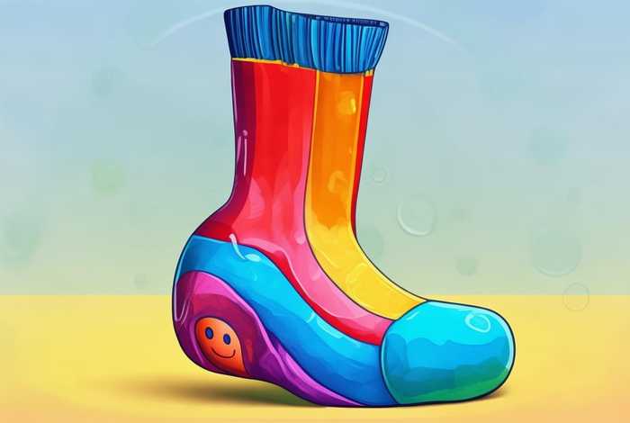 儿童袜子简笔画 儿童袜子简笔画彩色