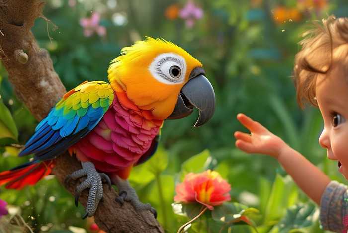 儿童故事鹦鹉，鹦鹉幼儿故事
