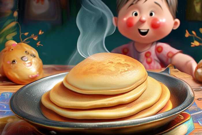 儿童故事煎饼 煎饼儿童画