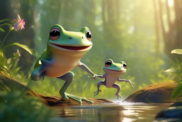 儿童故事青蛙妈妈找宝宝 - 儿童故事青蛙找妈妈