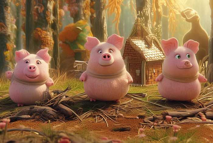 儿童故事儿童故事三只小猪，少儿故事三只小猪