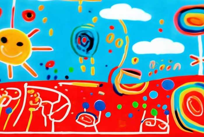 儿童画点线面图片 - 儿童画点线面图片大全简单