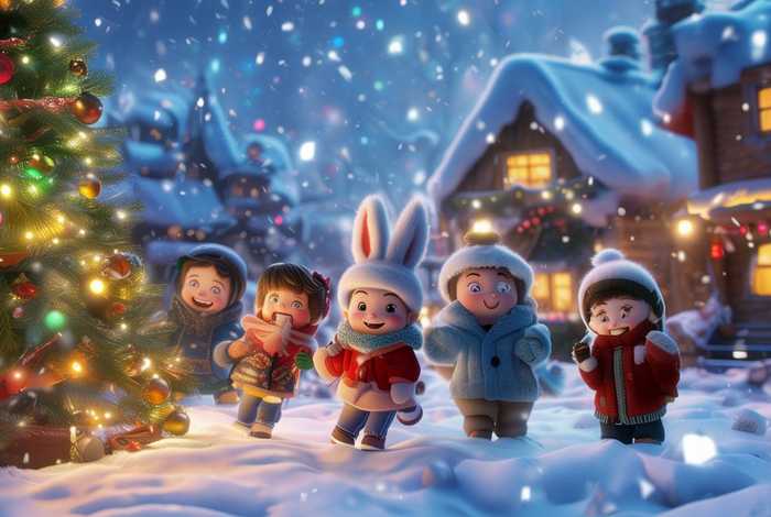 merry christmas儿童故事 - 兔小贝儿歌merry christmas