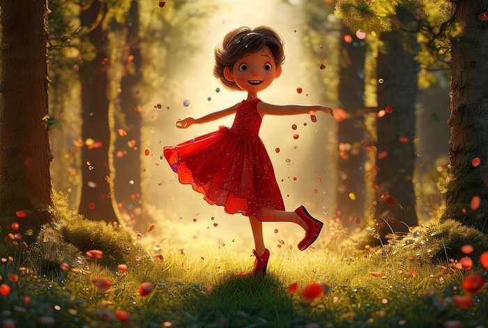 儿童故事《红鞋子》，幼儿故事红鞋子