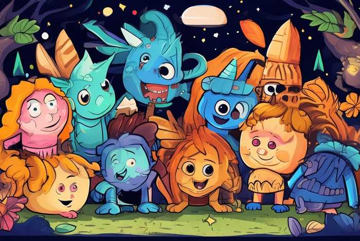 儿童故事会简笔画 - 故事会简笔画大全