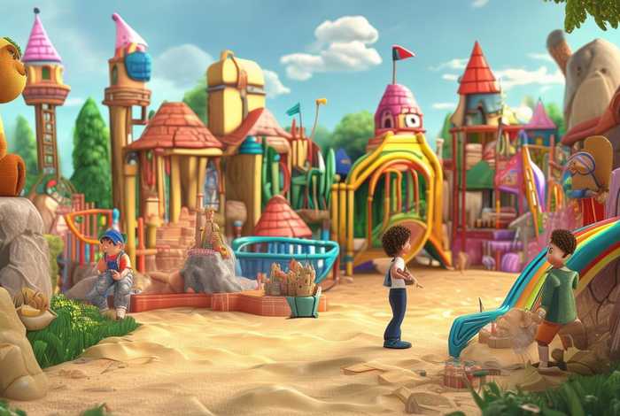儿童故事游乐场；游乐场幼儿故事