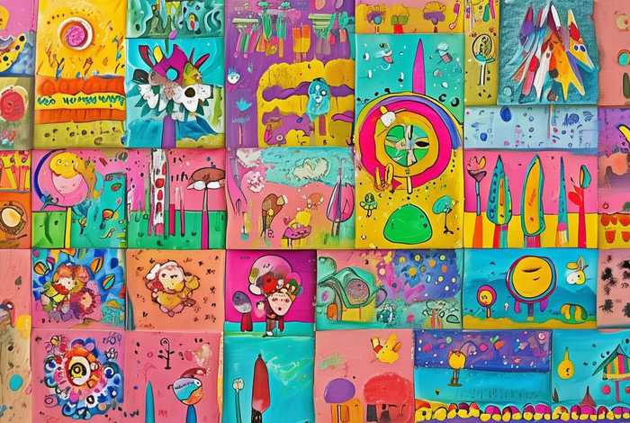 儿童手工画画作品 儿童手工画 作品