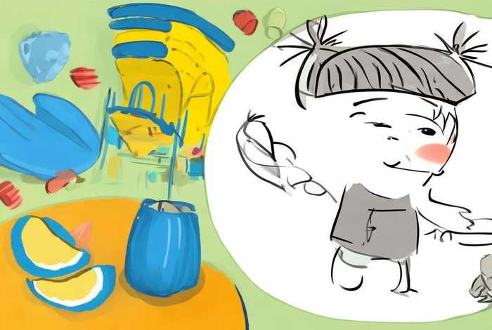 倒垃圾儿童简笔画 倒垃圾儿童简笔画图片