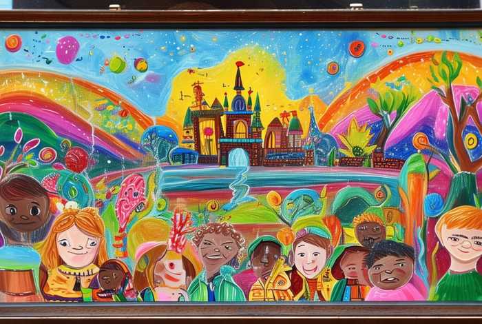 儿童创意绘画一等奖；儿童创意绘画一等奖图片