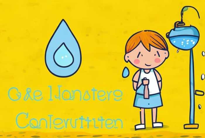 儿童节约用水标志图片（儿童节约用水标志图片简笔画）