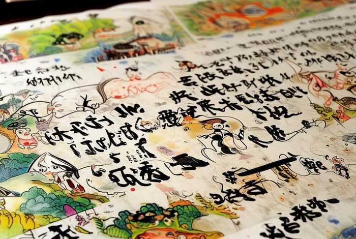 儿童故事钢笔书法；故事 硬笔书法