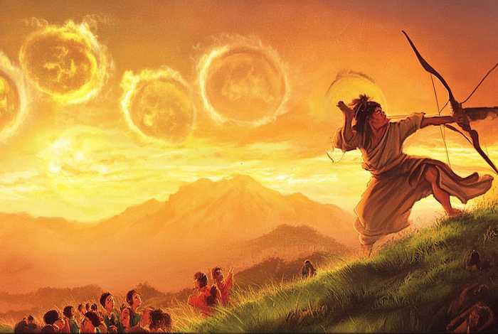 儿童后羿射日故事大全6-12岁，少儿故事后羿射日