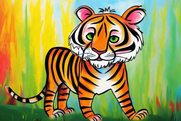 儿童画虎的正确方法，儿童画虎的正确方法简笔画