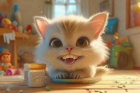 不刷牙的小猫幼儿故事；不刷牙的小猫的故事