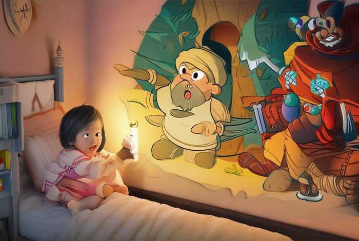 儿童睡前故事阿里巴巴和四十大盗（阿里巴巴和四十大盗幼儿睡前故事）