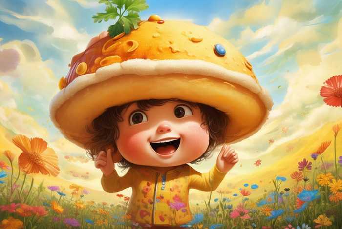 儿童故事煎饼帽子图书封面 - 幼儿故事煎饼帽子