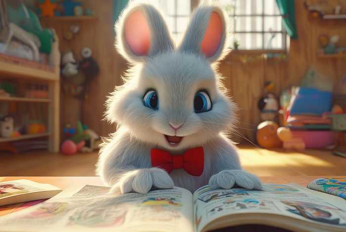 儿童故事书《聪明的小白兔》 幼儿故事《聪明的小白兔》