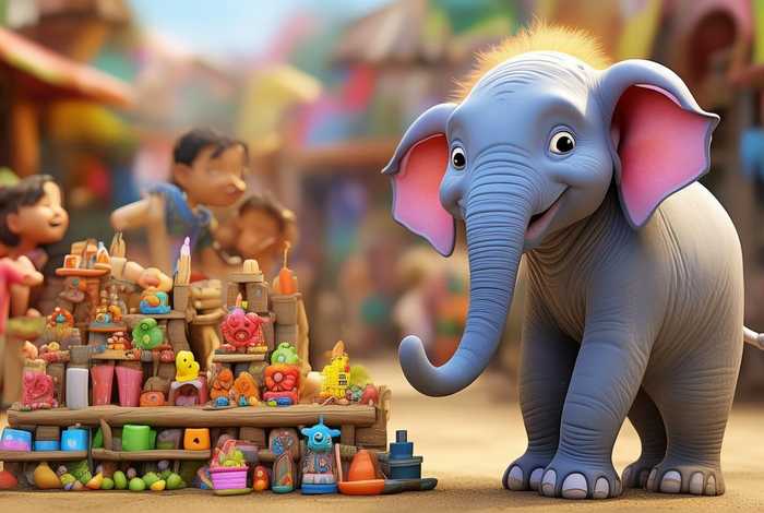 儿童故事小象卖东西 - 小象卖东西的故事 儿童故事小象卖东西 - 小象卖东西的故事