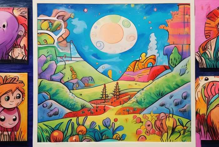 儿童故事配图绘画、儿童故事配图绘画技巧