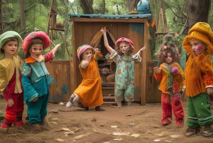 儿童童话剧本简短6人 - 6人经典的儿童话剧剧本简短