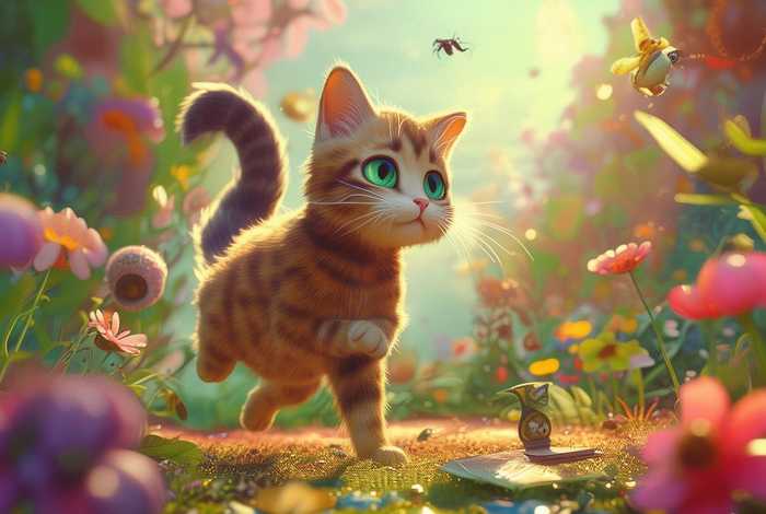 儿童故事短尾猫 - 短尾猫的故事