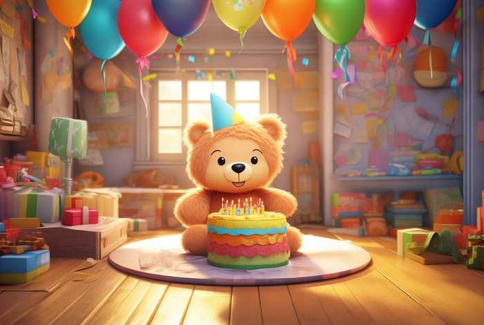 儿童故事小熊的生日 - 小熊的生日绘本故事 儿童故事小熊的生日 - 小熊的生日绘本故事