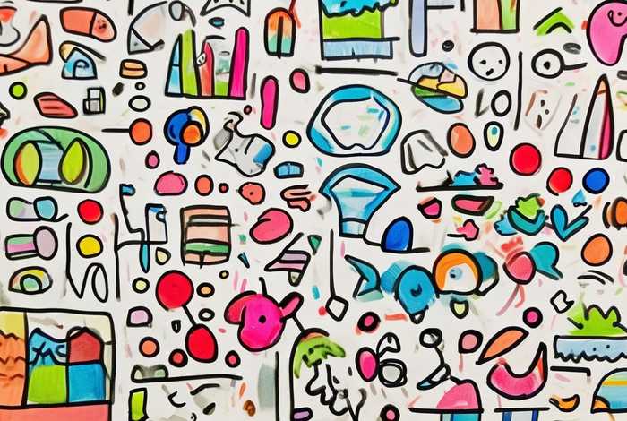 儿童点线面装饰画简单 点线面儿童画画大全简单漂亮