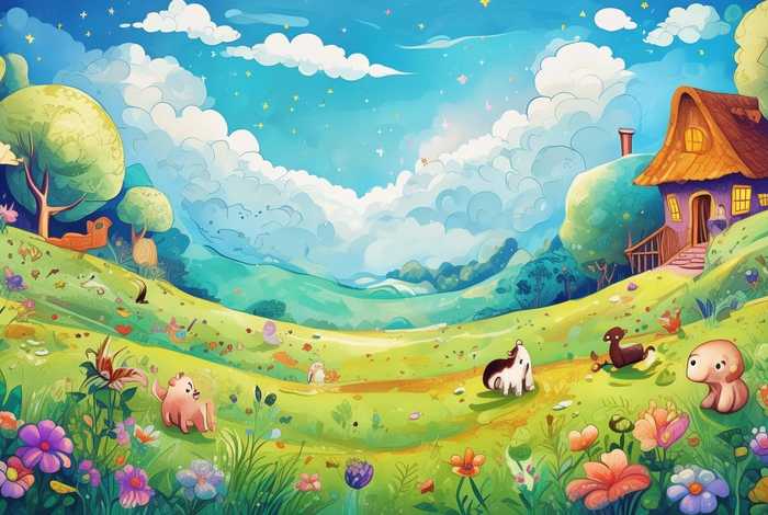 儿童绘本的背景、儿童绘本的背景图片
