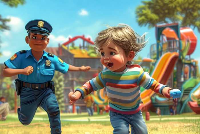 儿童故事3-6岁警察抓小偷、少儿故事警察抓小偷