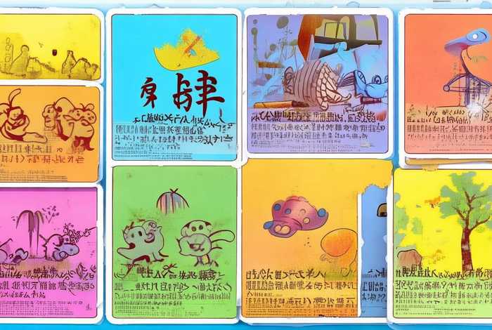 儿童汉字识字卡打印带图、儿童认字卡片打印