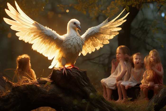 儿童睡前故事神鸟的故事 神鸟的故事作文