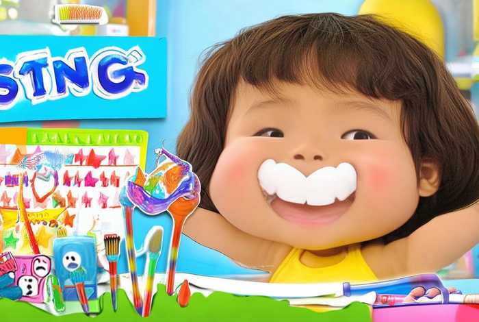 儿童英文刷牙小故事、刷牙的英文儿歌